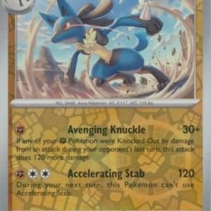 Scarlet & Violet (Base Set) 114/198 Lucario (Reverse Holo)
