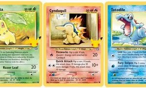 Celebrations First Partners Jumbo Cards Gen 2 Johto