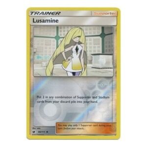 SM Crimson Invasion 096/111 Lusamine (Reverse Holo)