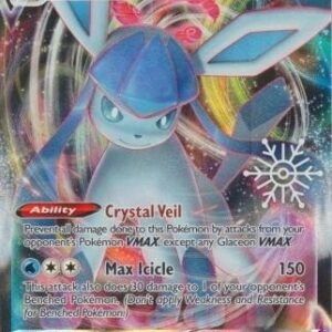 Evolving Skies 041/203 Glaceon VMAX (Full Art w/ Snowflake Stamp)