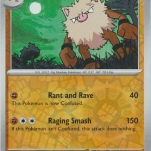 Scarlet & Violet 151 057/165 Primeape (Reverse Holo)