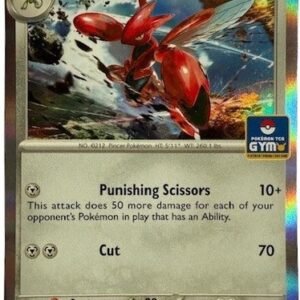 SV Obsidian Flames 141/197 Scizor (Gym Stamp Holo)