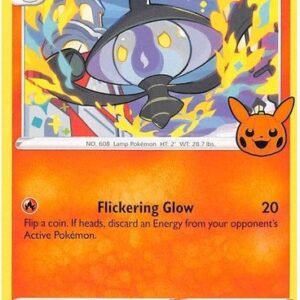 SWSH Lost Origin 025/196 Lampent (Pikachu Pumpkin Stamp)