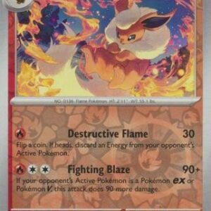 Scarlet & Violet 151 136/165 Flareon (Reverse Holo)