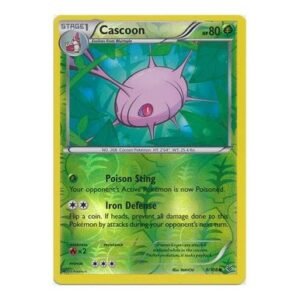 XY Roaring Skies 6/108 Cascoon (Reverse Holo)