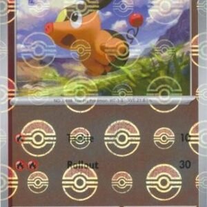 SV White Flare 011/086 Tepig (POKE BALL Reverse Holo)