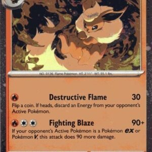 SV Prismatic Evolutions 013/131 Flareon (Cosmo Holo)