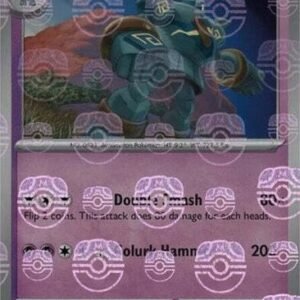 SV Black Bolt 043/086 Golurk (MASTER BALL Reverse Holo)