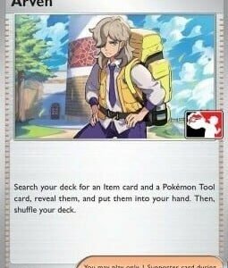 Scarlet & Violet (Base Set) 166/198 Arven (Prize Pack League Promo Non-Holo)