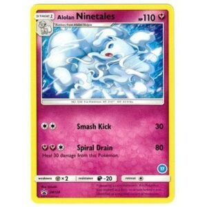 Sun & Moon Promo SM128 Alolan Ninetales (Non-Holo Trainer Kit Alolan Ninetales #17)