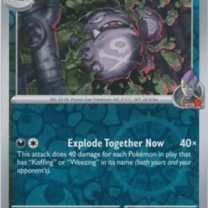 SV Destined Rivals 126/182 Team Rocket’s Weezing (Reverse Holo)