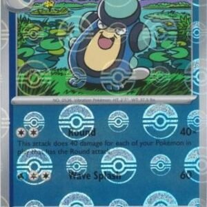 SV Black Bolt 020/086 Palpitoad (POKE BALL Reverse Holo)