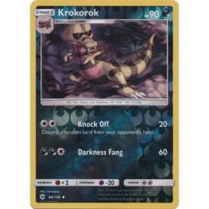 Sun and Moon (Base Set) 84/149 Krokorok (Reverse Holo)