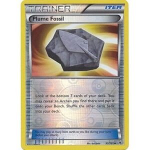Noble Victories 93/101 Plume Fossil (Reverse Holo)