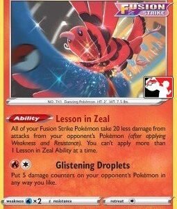 Fusion Strike 042/264 Oricorio (Prize Pack League Promo Non-Holo)