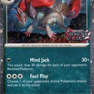 SV White Flare 062/086 Zoroark (Cosmo Holo White Flare Stamp)