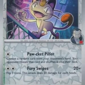 SV Destined Rivals 149/182 Team Rocket’s Meowth (Reverse Holo)