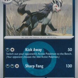 ME Ascended Heroes 129/217 Mightyena (Reverse Holo ENERGY SYMBOL)