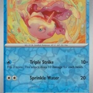 Scarlet & Violet 151 118/165 Goldeen (Reverse Holo)