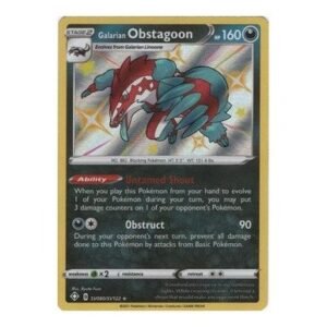 Shining Fates SV080/SV122 Galarian Obstagoon (Holo)
