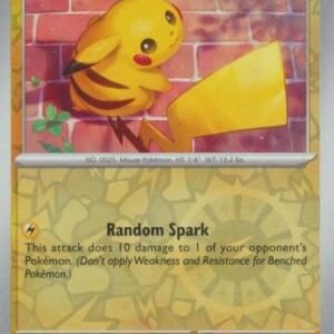 SV Temporal Forces 051/162 Pikachu (Reverse Holo)
