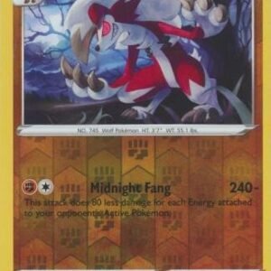 Crown Zenith 074/159 Lycanroc (Reverse Holo)