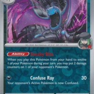 SV Destined Rivals 121/182 Team Rocket’s Golbat (Reverse Holo)