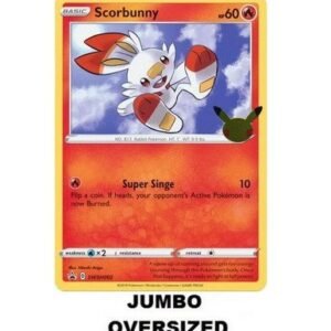 JUMBO Celebrations First Partners Gen 8 SWSH002 Scorbunny