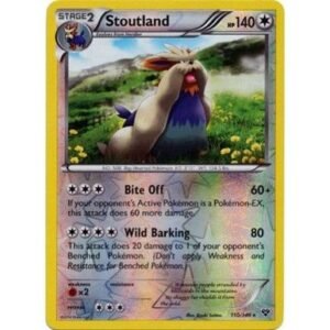 XY Base Set 110/146 Stoutland (Reverse Holo)