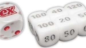 SV 151 EliteTrainer White Die w/ White & Grey (small) Dice