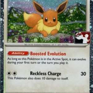 SV Surging Sparks 143/191 Eevee (Prize Pack League Promo Cosmo Holo)