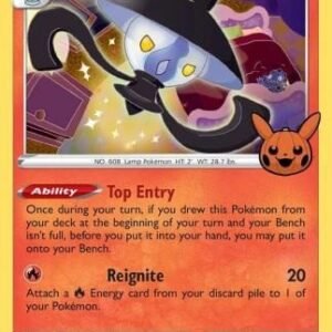 Rebel Clash 032/192 Lampent (Pikachu Pumpkin Stamp)