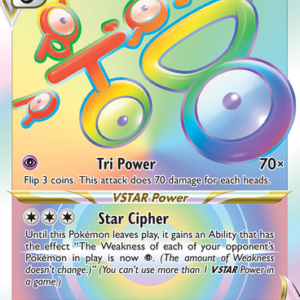 SWSH Silver Tempest 199/195 Unown VSTAR (Rainbow Rare)