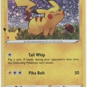 Sword & Shield Promo SWSH039 Pikachu (General Mills Confetti Foil 25th Anniversary Promo)