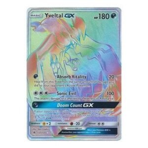 SM Forbidden Light 137/131 Yveltal GX (Rainbow Rare)