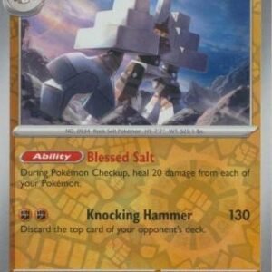 SV Paldea Evolved 123/193 Garganacl (Reverse Holo)