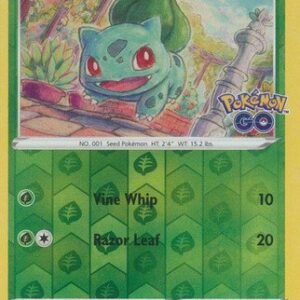 Pokemon GO 001/078 Bulbasaur (Reverse Holo)
