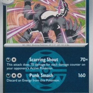ME Ascended Heroes 132/217 Galarian Obstagoon (Reverse Holo BALL SYMBOL)