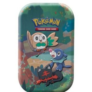 EMPTY Celebrations Mini Tin Gen 7 (Rowlett, Litten, Popplio)