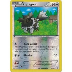 XY Primal Clash 111/160 Zigzagoon (Reverse Holo)