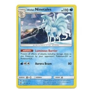 SM Burning Shadows 028/147 Alolan Ninetales (Shatter Holo)