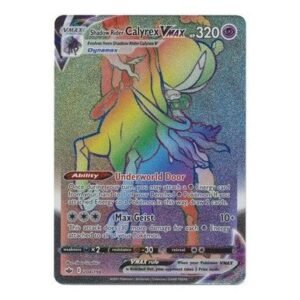 Chilling Reign 204/198 Shadow Rider Calyrex VMAX (Rainbow Rare)