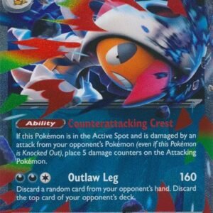 ME Ascended Heroes 135/217 Mega Scrafty ex (Half Art)