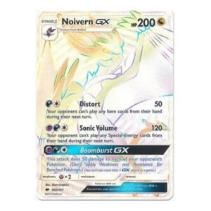 SM Burning Shadows 160/147 Noivern GX (Rainbow Rare)