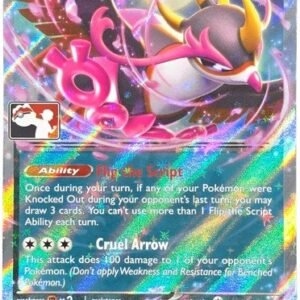 SV Shrouded Fable 038/064 Fezandipiti ex (Prize Pack League Promo Left Side Stamp)