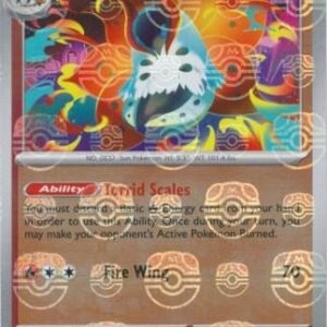 SV Black Bolt 016/086 Volcarona (MASTER BALL Reverse Holo)