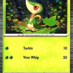 SV Black Bolt 001/086 Snivy (Tinsel Holo)