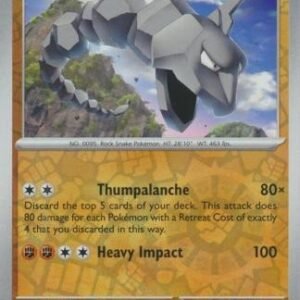Scarlet & Violet 151 095/165 Onix (Reverse Holo)