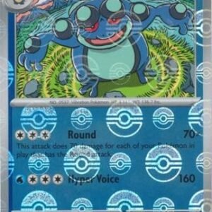 SV Black Bolt 021/086 Seismitoad (POKE BALL Reverse Holo)