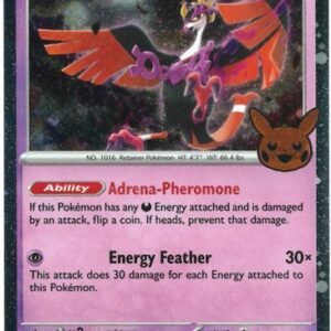 SV Twilight Masquerade 096/167 Fezandipiti (Pikachu Pumpkin Cosmo Holo Stamp)